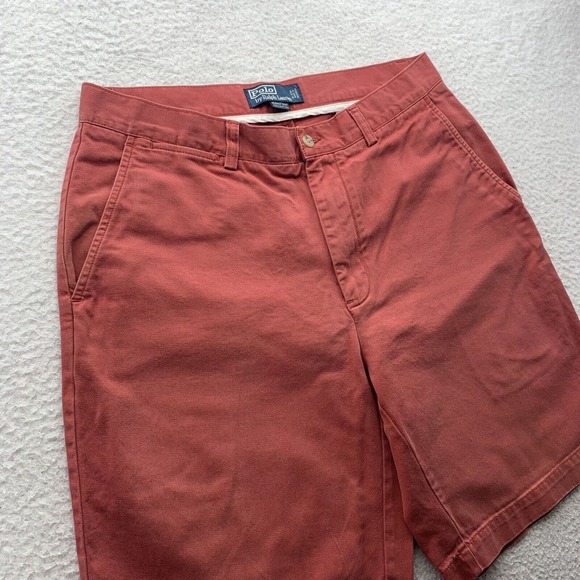 Polo Ralph Lauren Prospect Shorts Mens 33x9 Red Mid Rise Preppy Casual Spring - Picture 2 of 14